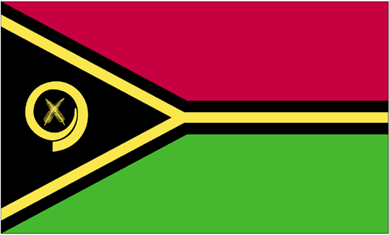 Vanuatu Flag-3' x 5' Outdoor Nylon-0