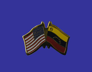 USA+Venezuela Friendship Pin-0