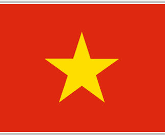 Vietnam (UN recognized) Flag-4" x 6" Desk Flag-0