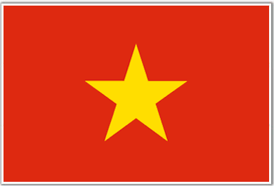 Vietnam (UN recognized) Flag-4" x 6" Desk Flag-3467