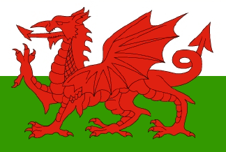 Wales Flag-3' x 5' Indoor Flag-0