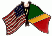USA+Congo Republic Friendship Pin-0