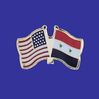USA+SyriaFriendship Pin-0